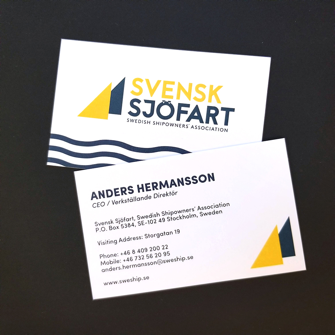 Visitkort dubbelsidigt